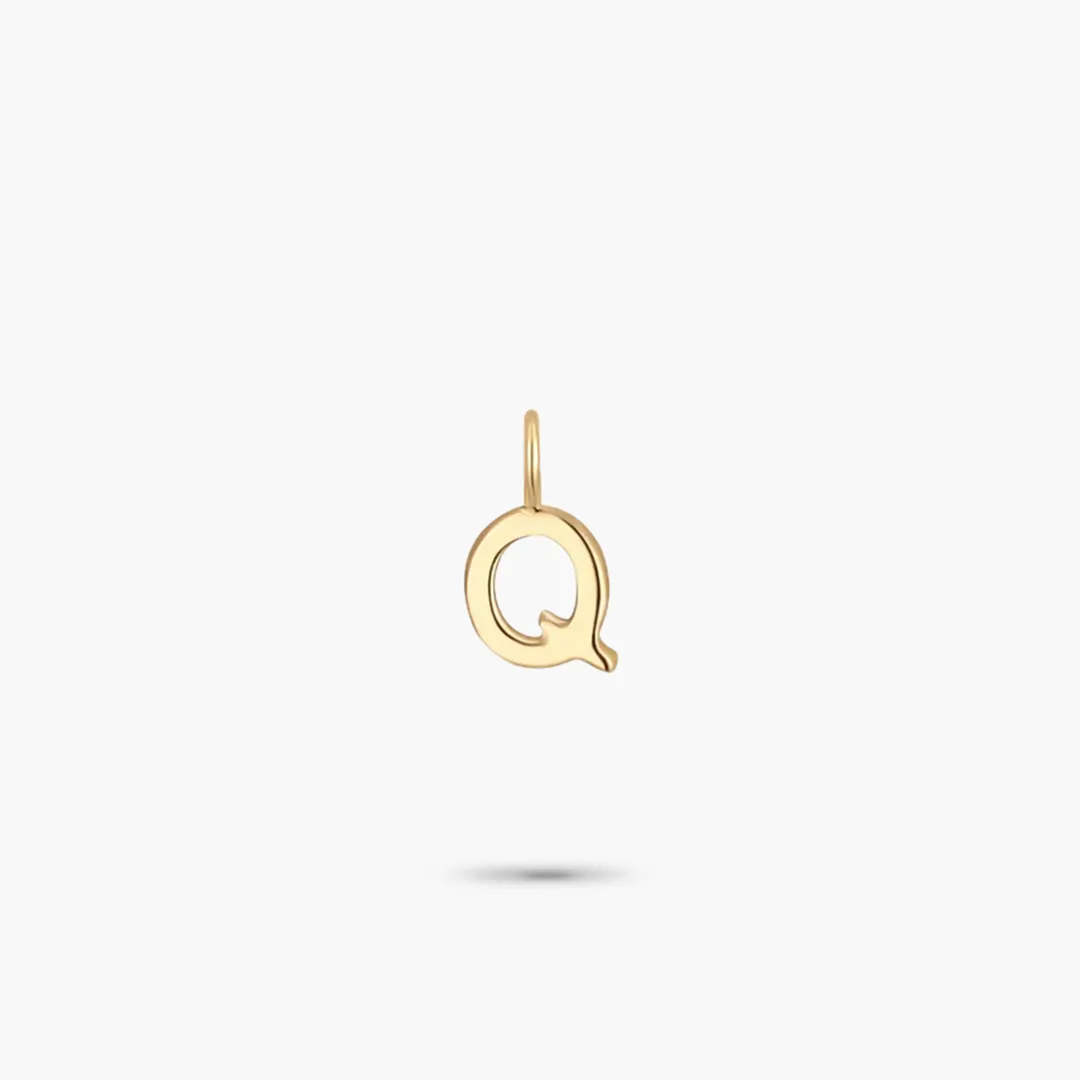 Mini Alphabet Collection 14K Yellow Gold Mini Charm