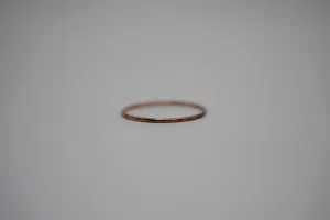 Thin Rose Gold Stacker Ring